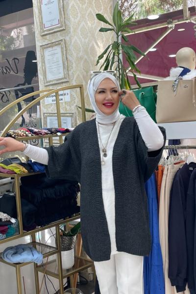 Angora hırka  Antrasit