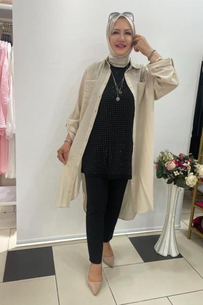 Baskili taşlı içlik Anadolu Siyahı