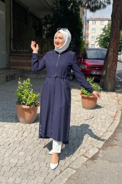 Beli baglamalı yandan cıtcıtlı  Lacivert