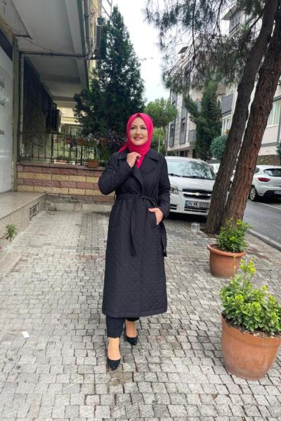 Çeket yaka ince kapıtone kap Anadolu Siyahı