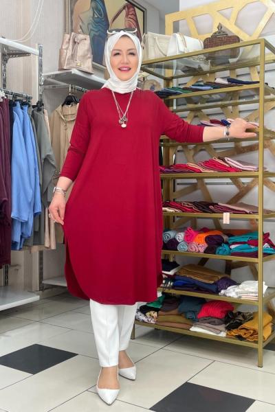 Duz tunık Bordo