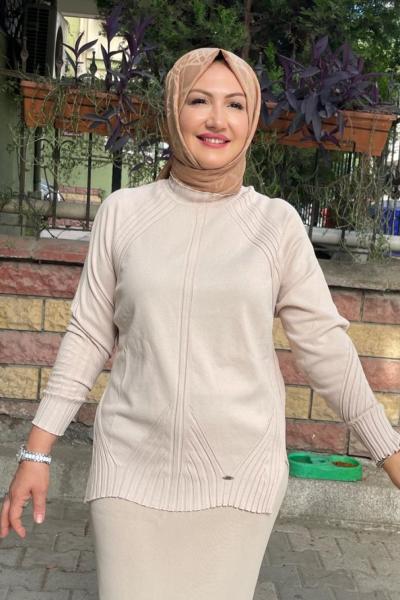 Etek ustu bulız Bej