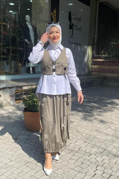 Etekli 3lü takım Yeşil