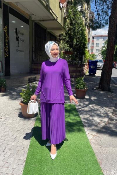 Etekli takım Mor