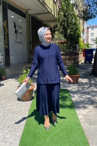 Etekli takım Lacivert