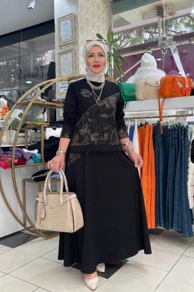 Etekli takım  Siyah