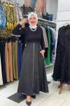 Fermuar detaylı etek Siyah