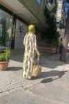 Fırca desenli gömlek tunık Koyu Yeşil