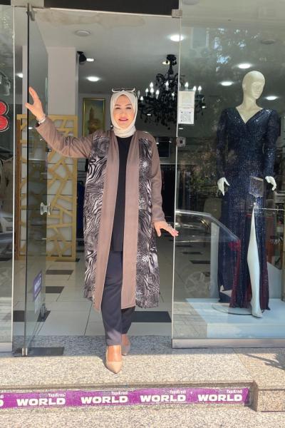 İkili içli dişli tunık Vizon