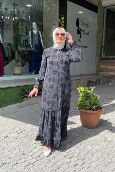 İpek cupra ferace Siyah