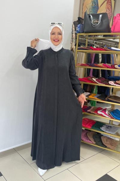 İpek kupra ferace  Siyah