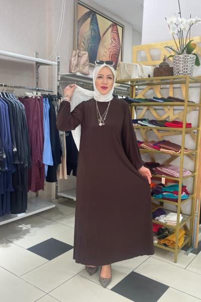 İtal sendi elbise Kahverengi