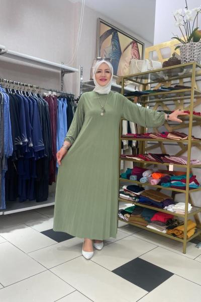 İtal sendi elbise Su Yeşili