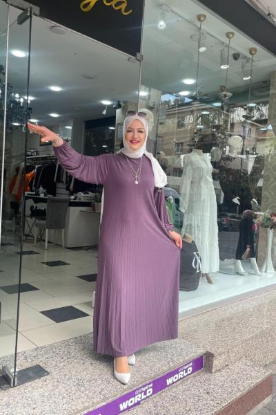 İtal sendi elbise Mürdüm