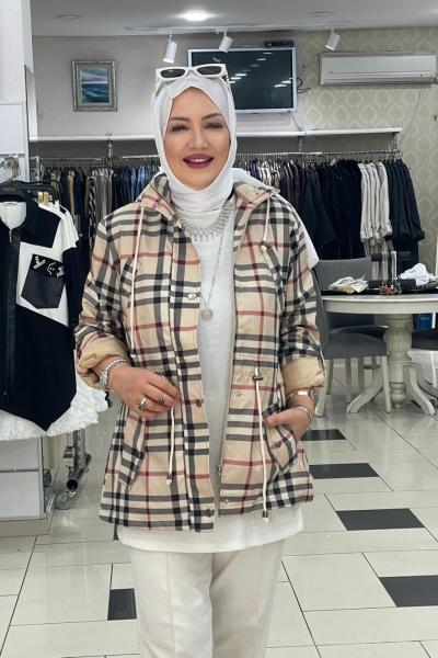 Kareli tranckot  Bej