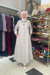 Keten pantolon Taş Rengi