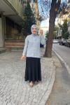 Kısa hırka Gri