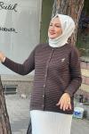 Kısa hırka Acı Kahve