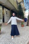 Kısa hırka Beyaz