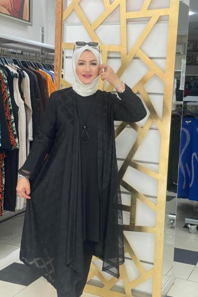 Kolları file detaylı ikili tunık Anadolu Siyahı