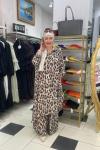 Lepor desenli pantolonlu takım Leopar