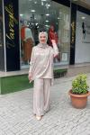Magnolia tunik Bej