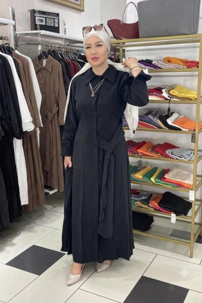 Modal elbıse  Siyah