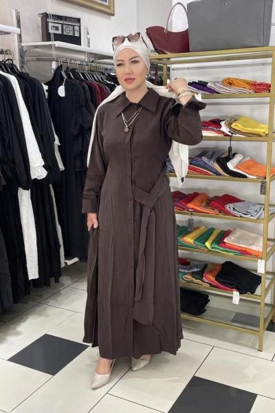 Modal elbıse  Acı Kahve