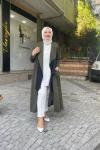 Önü açık salaş kartopu kap Yeşil