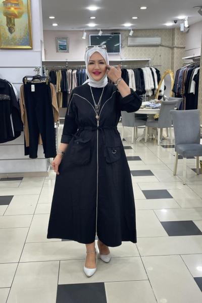 Paraşut elbıse Siyah