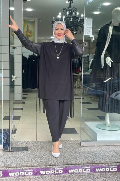 Puskullu pantolonlu takım Anadolu Siyahı