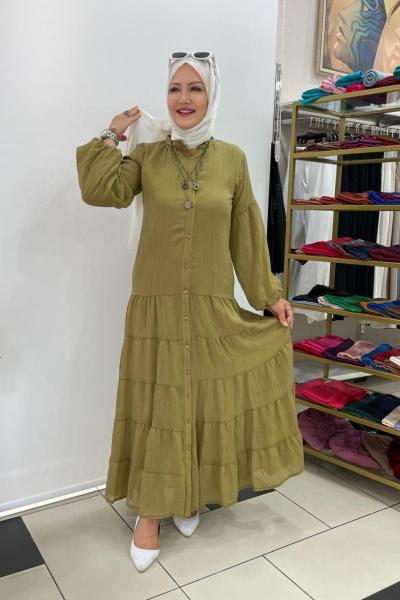 Tensel burumcuk kumaş Yağ Yeşili