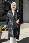 Triko kaftan Siyah