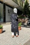 Triko kaftan Siyah