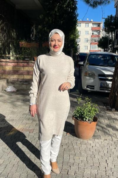 Trıko tunık Taş Rengi
