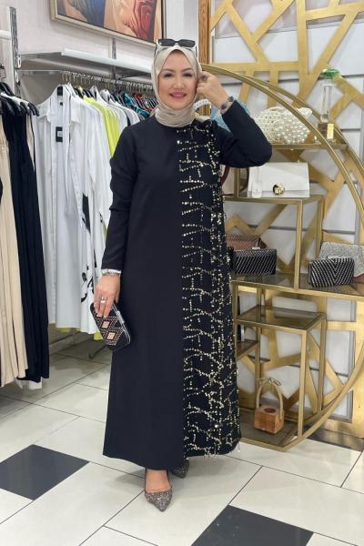 Yandan paletli abıye Siyah