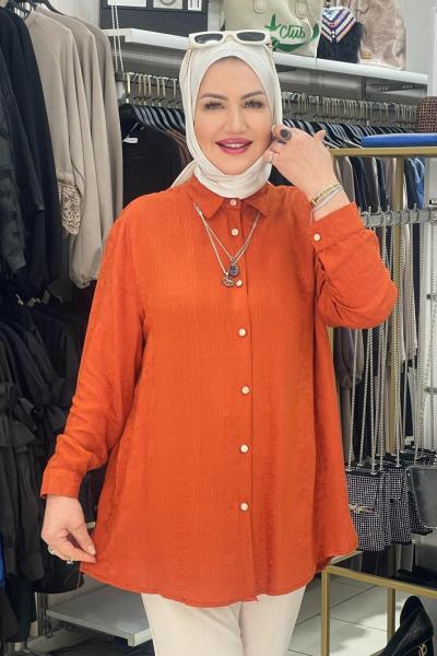 Yazlik gomlek Turuncu