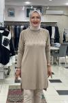Zıkzak model tunık Bej