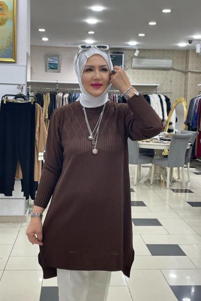 Zıkzak model tunık Acı Kahve